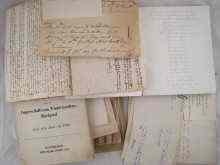 Appraisal: A quantity of historic documents and ephemera including a document