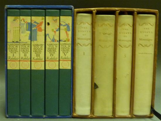 Appraisal: French Literature Titles Vols vo Each one of signed by