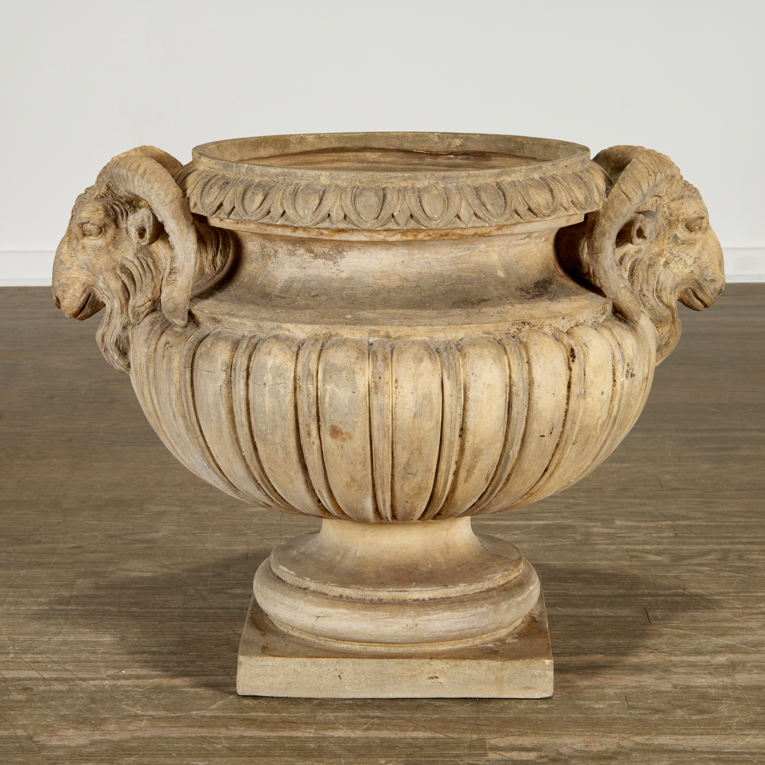 Appraisal: LARGE TUILERIE CHOISY-LE-ROI STONEWARE JARDINIERE th c France possibly Gilardoni