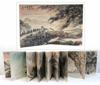 Appraisal: Fu Baoshi Painting Book Fu Baoshi Painting Book A book