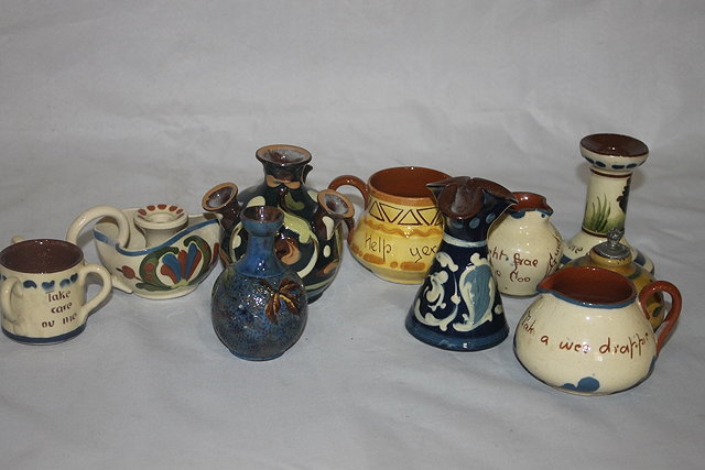 Appraisal: A SIMILAR COLLECTION OF TORQUAY AND SOUTH DEVON POTTERY some