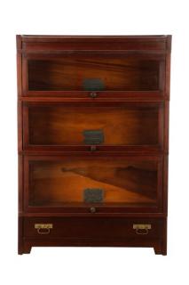 Appraisal: Globe Wernicke Mission Elastic Bookcase Unit Globe Wernicke Company American