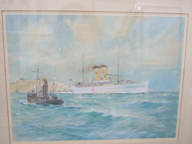 Appraisal: William Minshall Birchall - The Blighty Boat watercolour and bodycolour