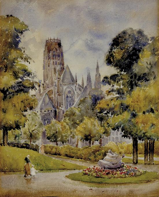 Appraisal: Florence Vincent Robinson New York - THE ABBEY CHURCH OF