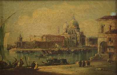 Appraisal: Italian School th Century Santa Maria Della Salute and the