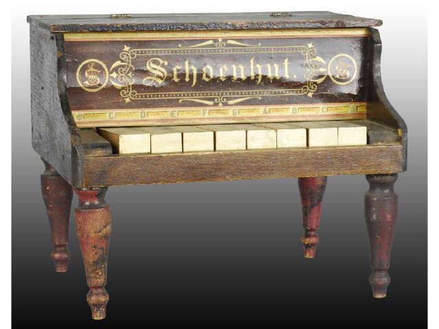 Appraisal: Schoenhut Child's or Doll Miniature Piano Description Plays All original