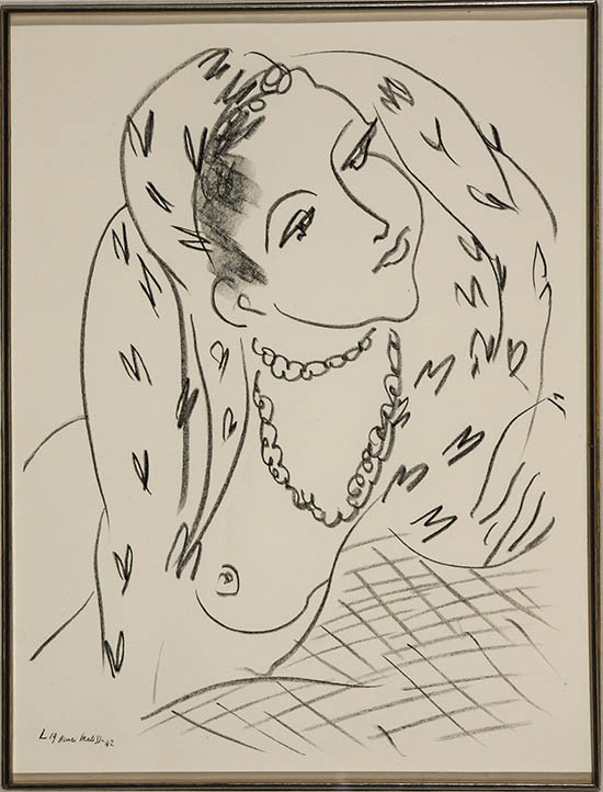 Appraisal: Henri Matisse French - Themes et Variations Plate L- Lithograph