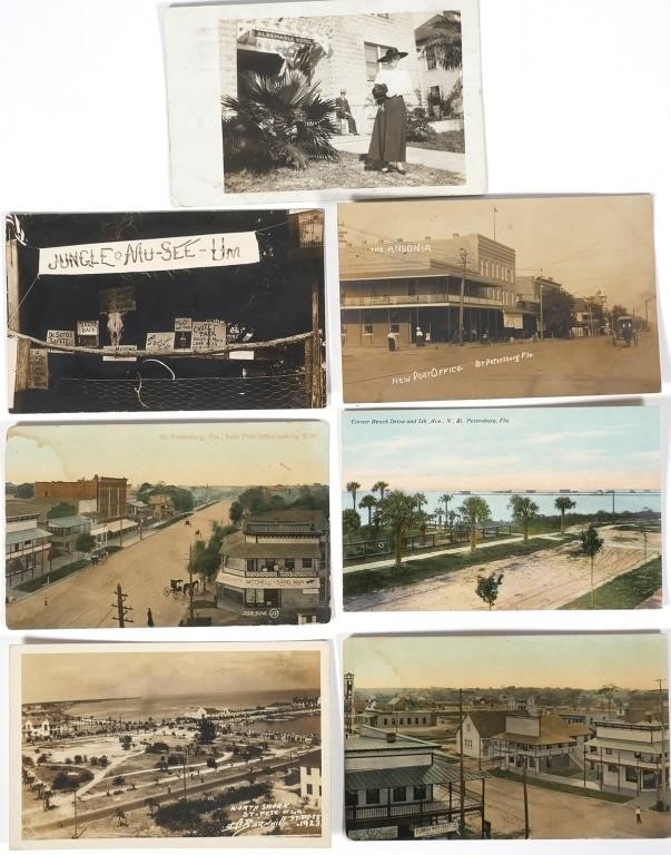 Appraisal: ST PETERSBURG EARLY POSTCARDS RPPCSeven early C post cards including