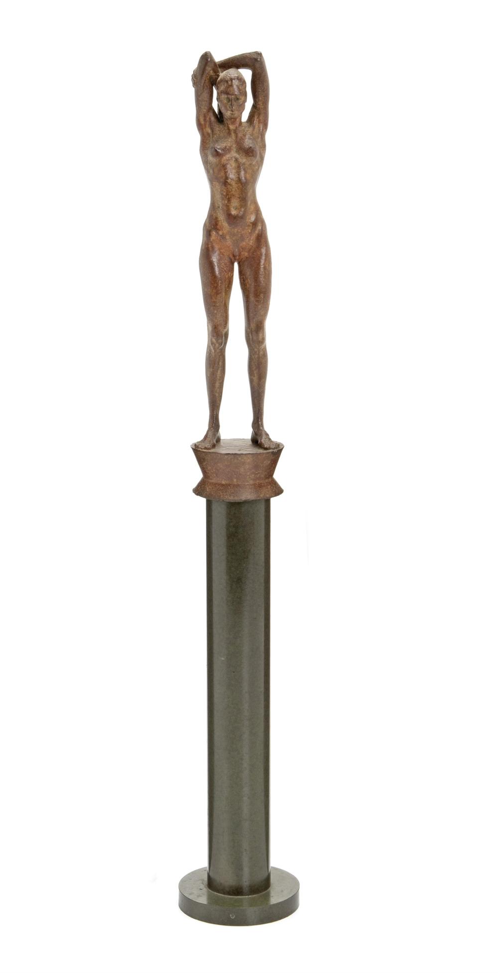 Appraisal: Robert Alexander Graham - American Gabrielle Patinated bronze Stamped to