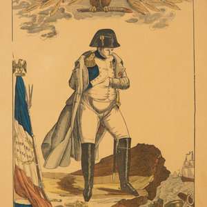 Appraisal: A Set of Five Napoleonic Colored Engravings After Fran ois