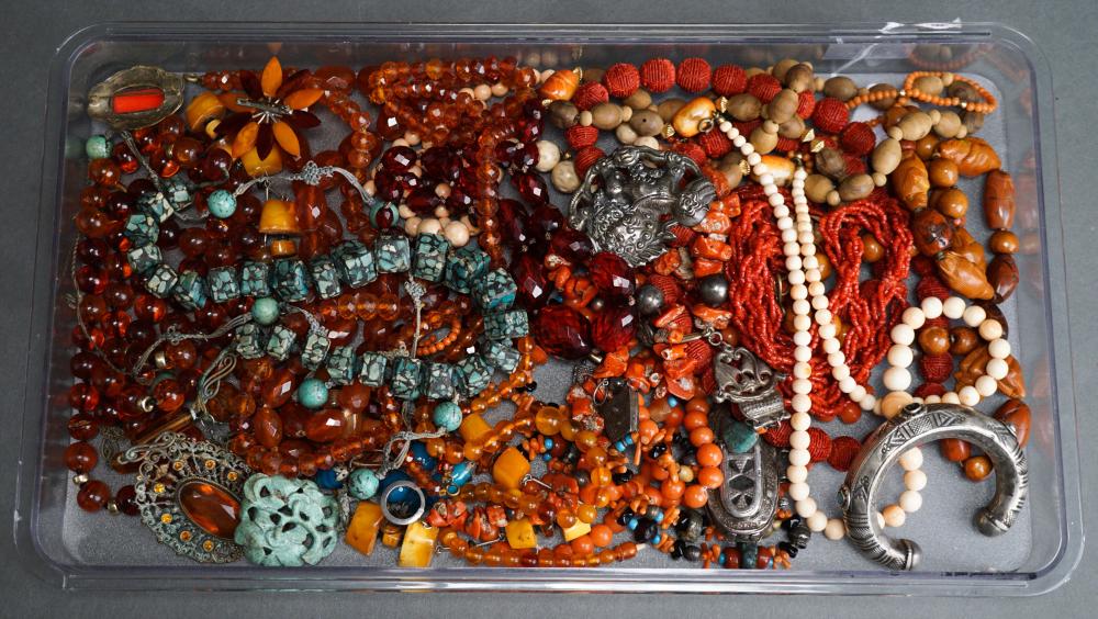 Appraisal: COLLECTION OF MOSTLY ASIAN BEADED JEWELRYCollection of Mostly Asian Beaded