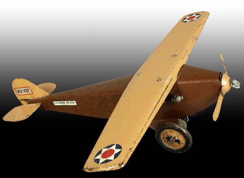 Appraisal: Pressed Steel Steelcraft U S Mail Plane Toy Description ''