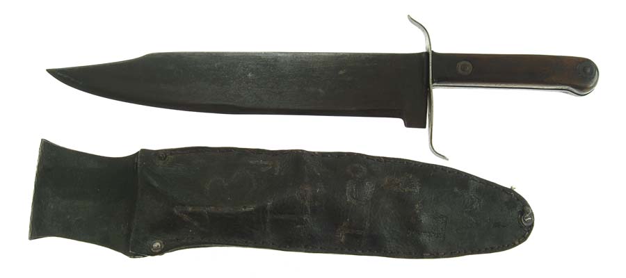 Appraisal: BOWIE TYPE KNIFE - blade - wide at the hilt