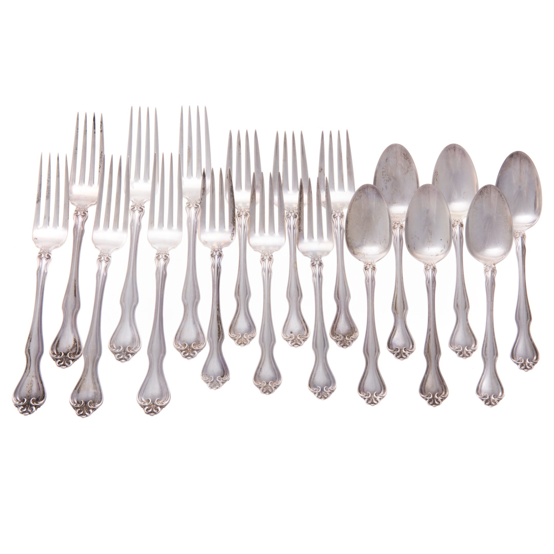 Appraisal: Westmorland sterling silver -pc flatware in the George Martha pattern