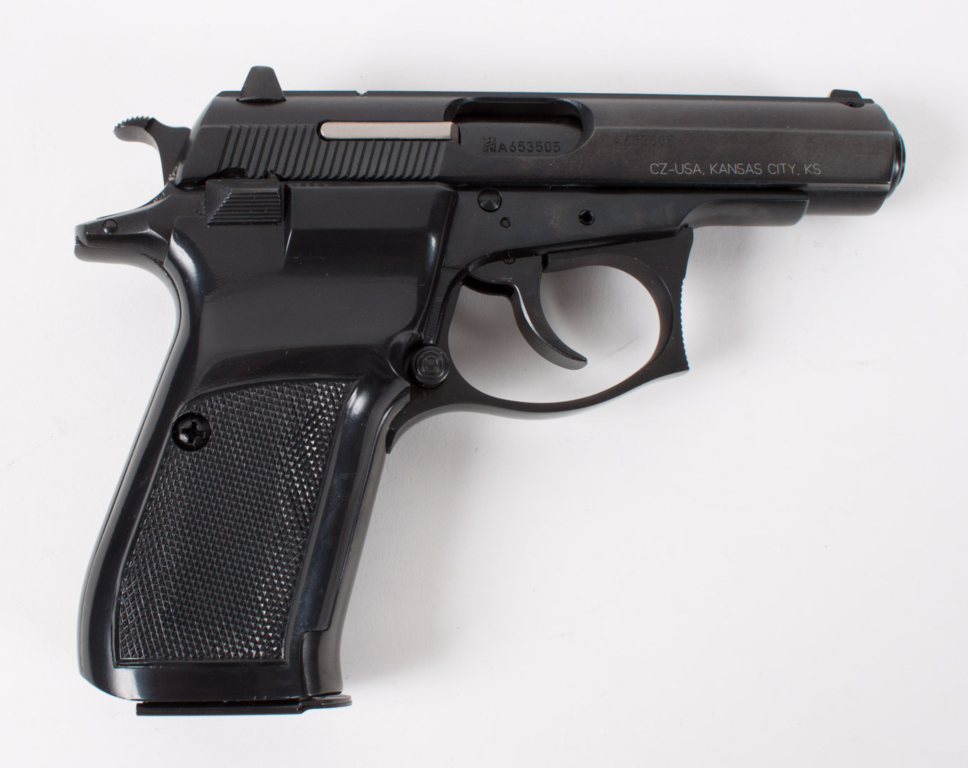 Appraisal: Browning CZ Court Semi-Automatic Pistol serial A mm caliber the