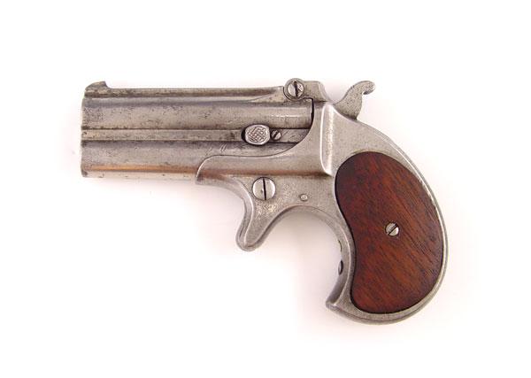 Appraisal: REMINGTON TYPE OVER UNDER DERRINGER PISTOL caliber line address on