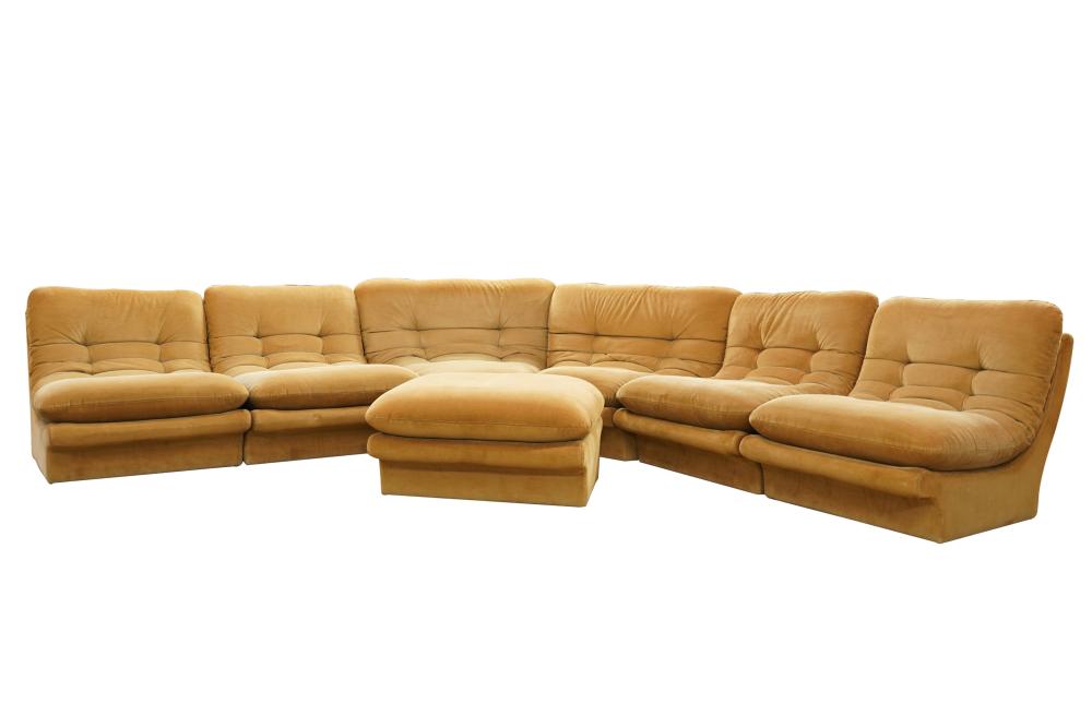 Appraisal: VLADIMIR KAGAN FOR PREVIEW SECTIONAL SOFAwith Preview Furniture Corp paper