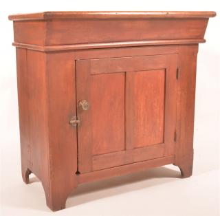 Appraisal: th C PA Lift Top Dry Sink th C PA