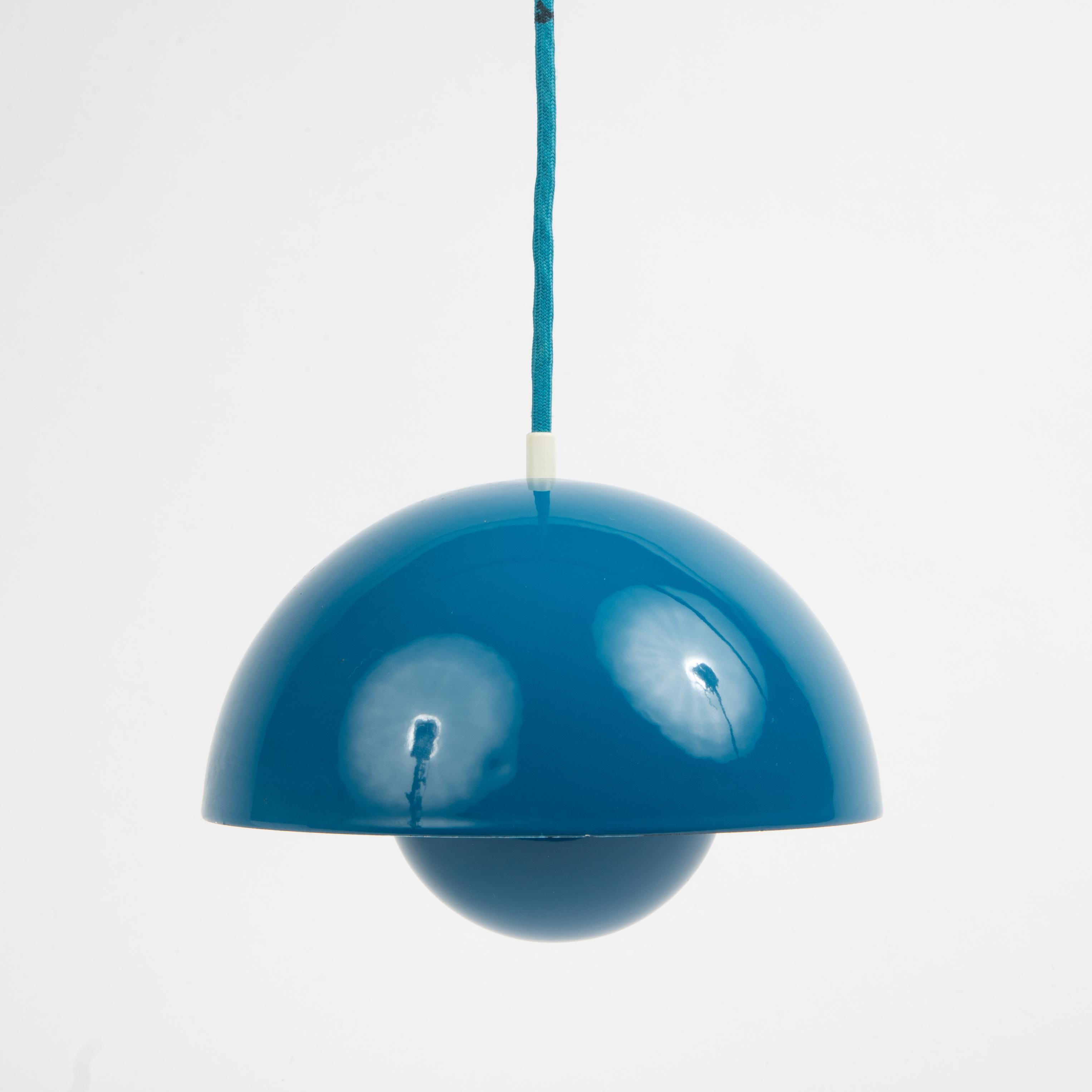 Appraisal: VERNER PANTON FOR LOUIS POULSEN CO FLOWERPOT PENDANT LIGHT Iconic