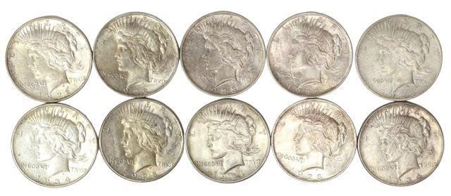 Appraisal: lot of U S Morgan silver dollars P D P