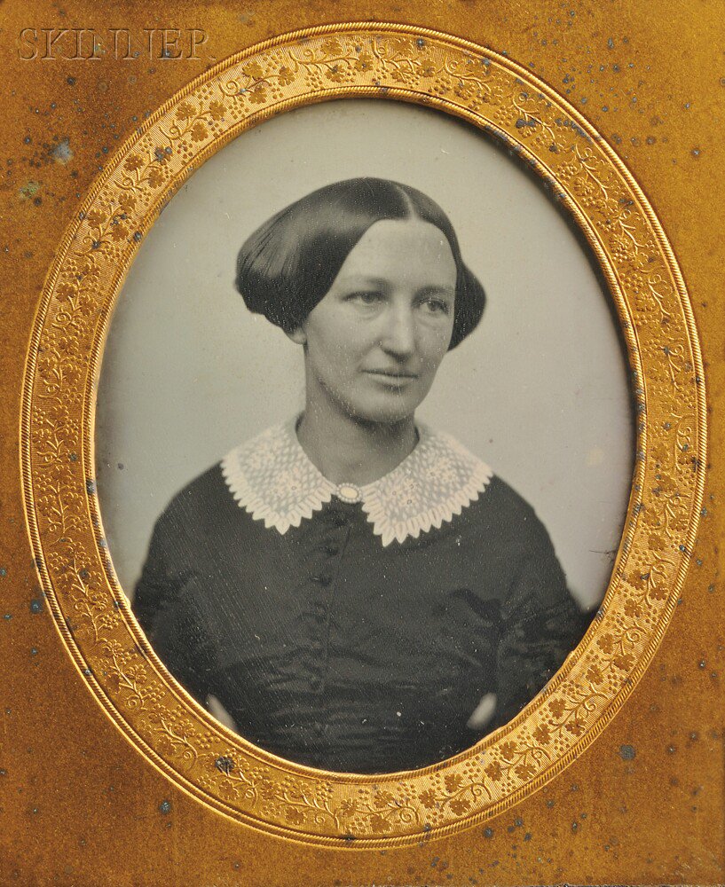 Appraisal: School of Southworth Hawes American fl - Quarter-plate Daguerreotype of