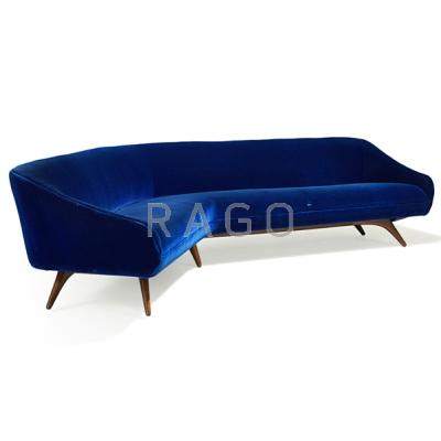 Appraisal: VLADIMIR KAGAN b KAGAN-DREYFUSS Wide Angle sofa New York s