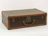 Appraisal: SUITCASE - Vintage Louis Vuitton small suitcase with leather and