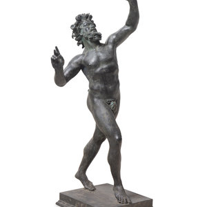 Appraisal: An Italian Grand Tour Bronze of the Dancing Faun of