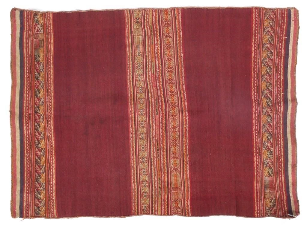 Appraisal: Old South American hand woven textile possibly from the Achiri