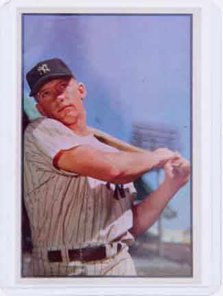 Appraisal: Bowman Mickey Mantle baseball card Provenance Savannah Georgia private collection