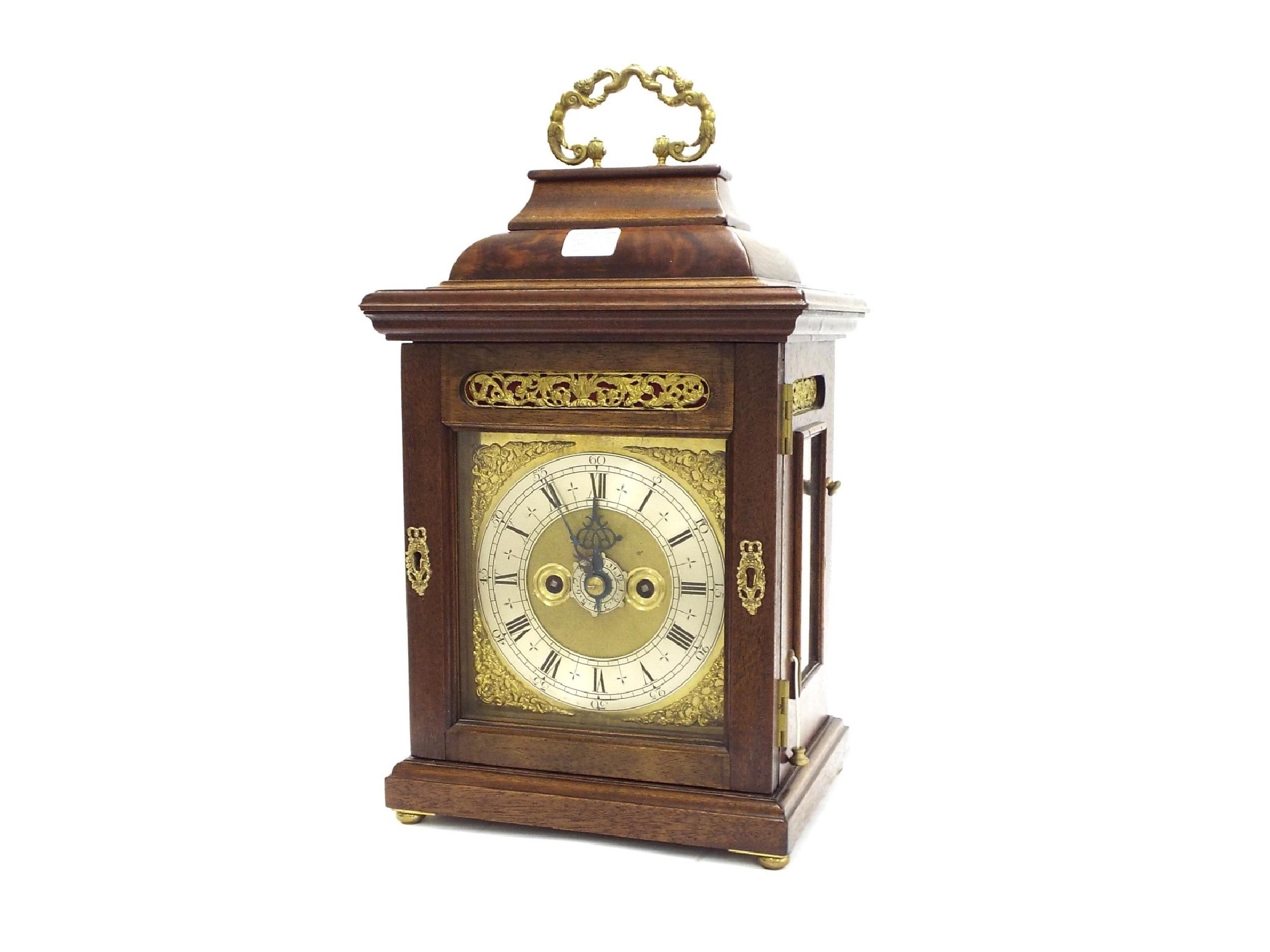 Appraisal: Mid th century English mahogany double fusee bracket clock made