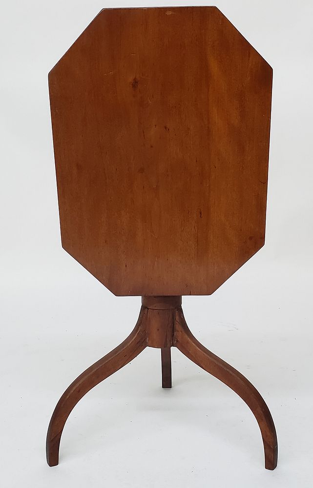 Appraisal: American Federal Cherry Tilt Top Candlestand early th Century American