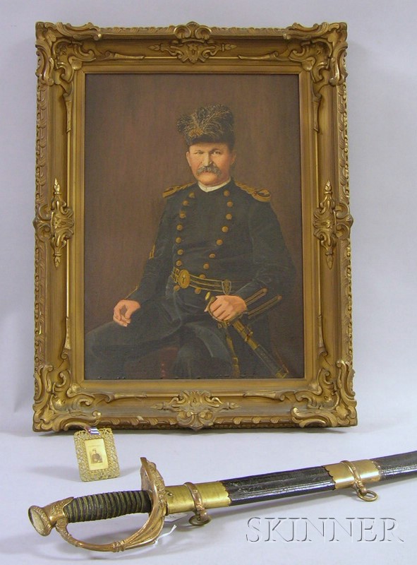 Appraisal: Presentation Sword Given to Captain John U Kreidler and a