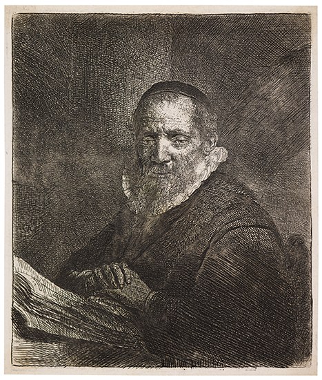 Appraisal: REMBRANDT VAN RIJN Jan Cornelis Sylvius Preacher Etching drypoint and