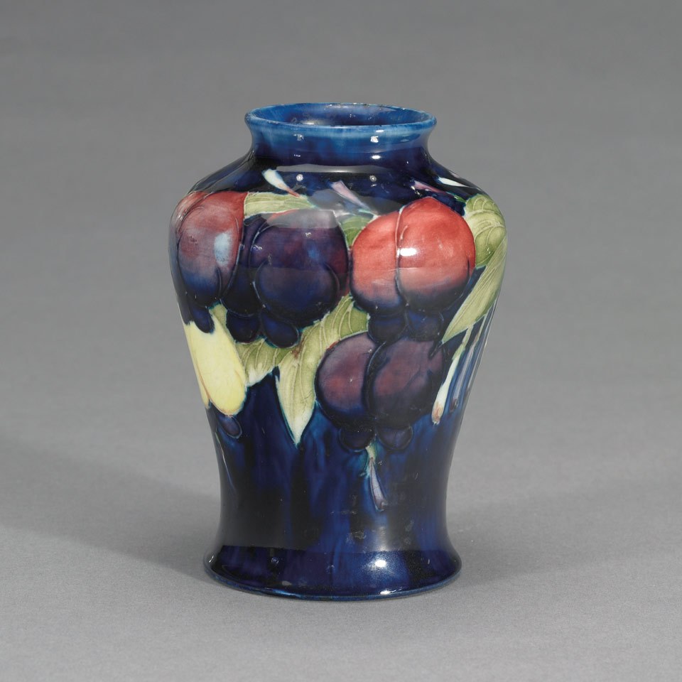 Appraisal: Moorcroft Wisteria Vase c impressed marks painted initials in blue