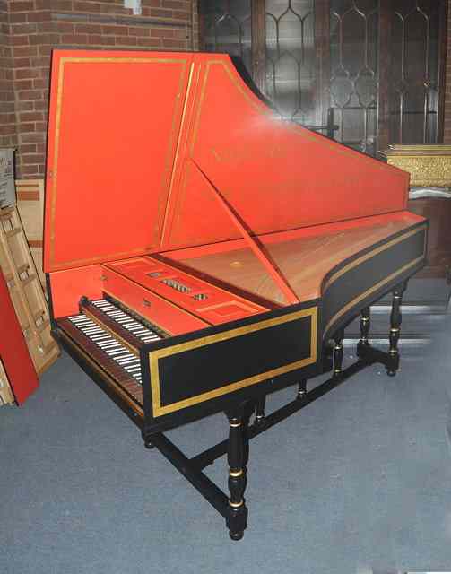 Appraisal: ROBERT GOBLE SON LIMITED OXFORDA harpsicord a copy of an