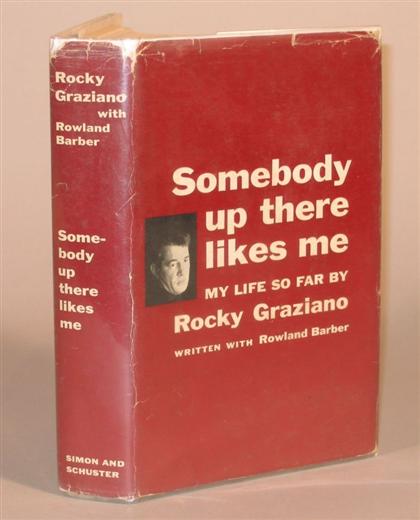 Appraisal: vol Graziano Rocky Somebody Up There Likes Me New York