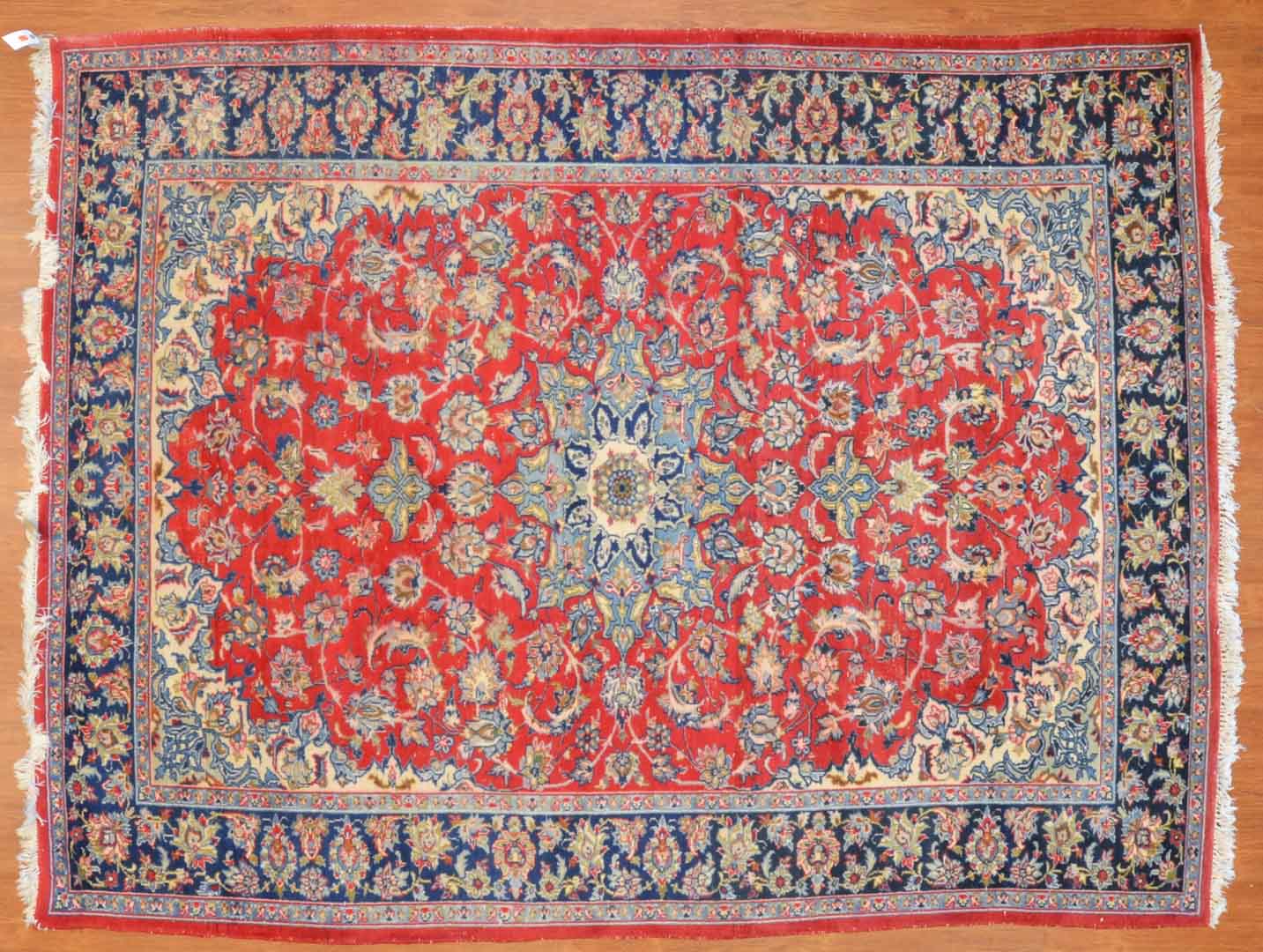 Appraisal: Persian Meshed rug approx x Iran circa Condition Worn