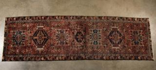 Appraisal: ORIENTAL RUG ' X ' PERSIAN RUNNER ORIENTAL RUG '