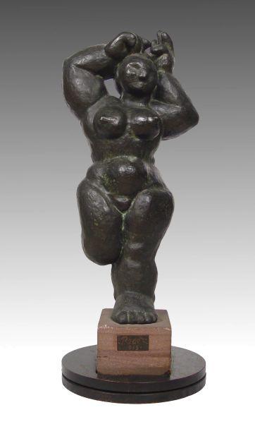 Appraisal: REDER Bernard American - Standing Female Nude Bronze Sculpture ''