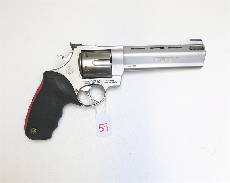 Appraisal: TAURUS RAGING BULL MODEL DOUBLE ACTION REVOLVER magnum caliber ported