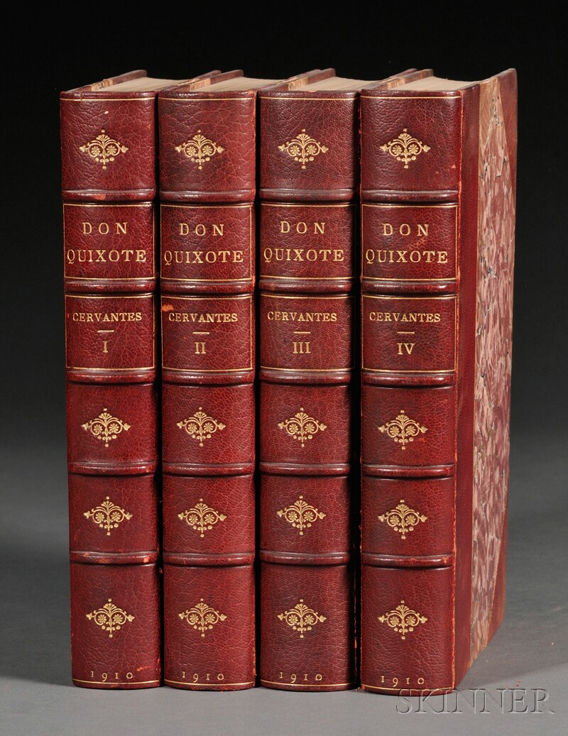 Appraisal: Decorative Bindings Cervantes Saavedra Miguel de - The History of