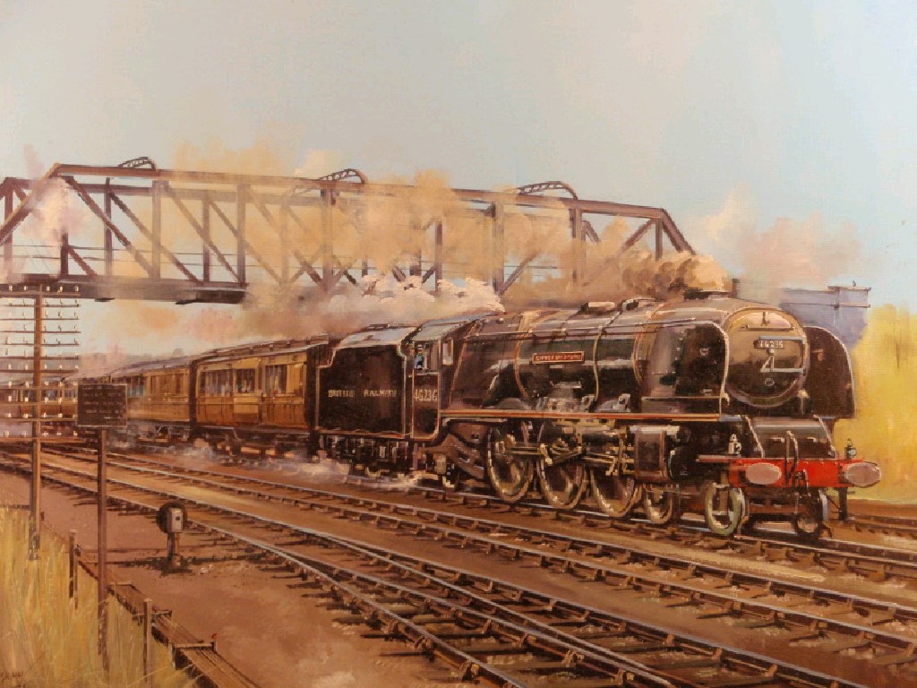 Appraisal: P Bradshaw Study of a British Railways steam locomotive city