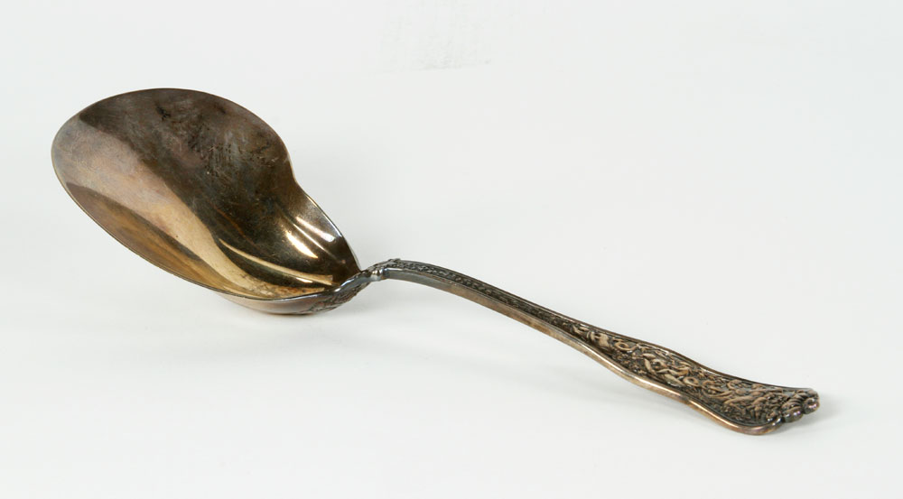 Appraisal: - Tiffany Co Sterling Oyster Server Tiffany Co sterling oyster