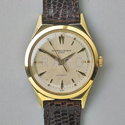 Appraisal: VACHERON AND CONTANTIN K YELLOW GOLD WRISTWATCH Automatic two body