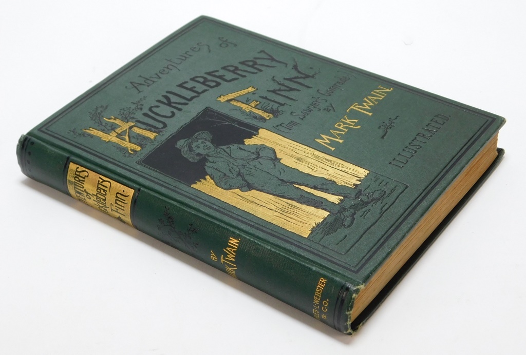 Appraisal: MARK TWAIN HUCKLEBERRY FINN ST EDITION BOOK United States -