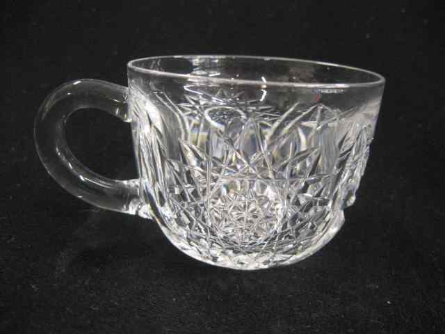 Appraisal: Brilliant Period Cut Glass Punch Cups excellent