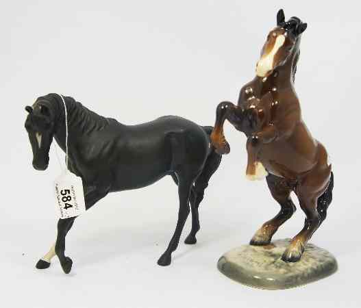 Appraisal: Beswick Model of a Welsh Cob on Base and Black