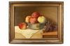 Appraisal: OOB - Still Life of Apples in a Glass Bowl