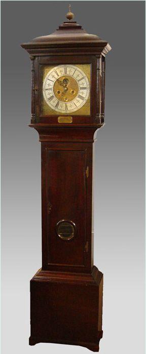 Appraisal: TH CENTURY ISSAC HADWEN ENGLISH LONGCASE CLOCK Varnished dark oak